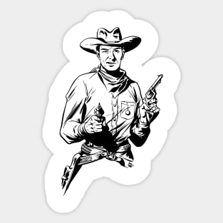 Cowboy Sticker